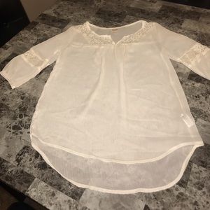 Sheer Lace Boho Blouse